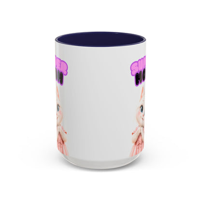 Bella the Kitten "Super Mom" Accent Ceramic Mug