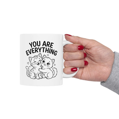You’re Everything Funny Valentine Gnome Ceramic Mug