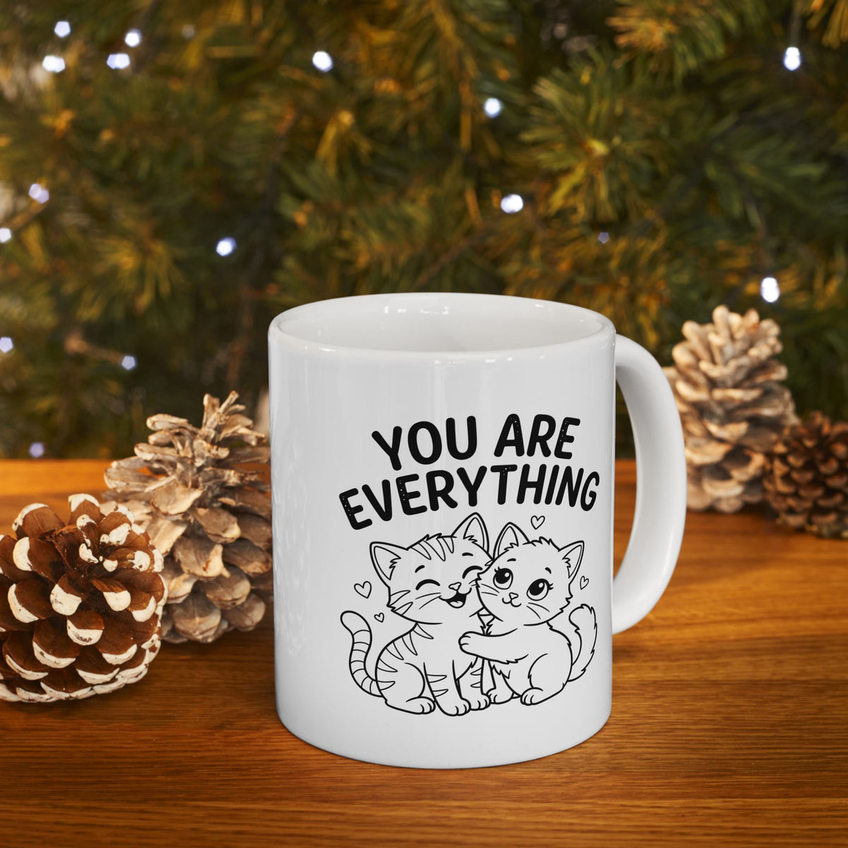 You’re Everything Funny Valentine Gnome Ceramic Mug