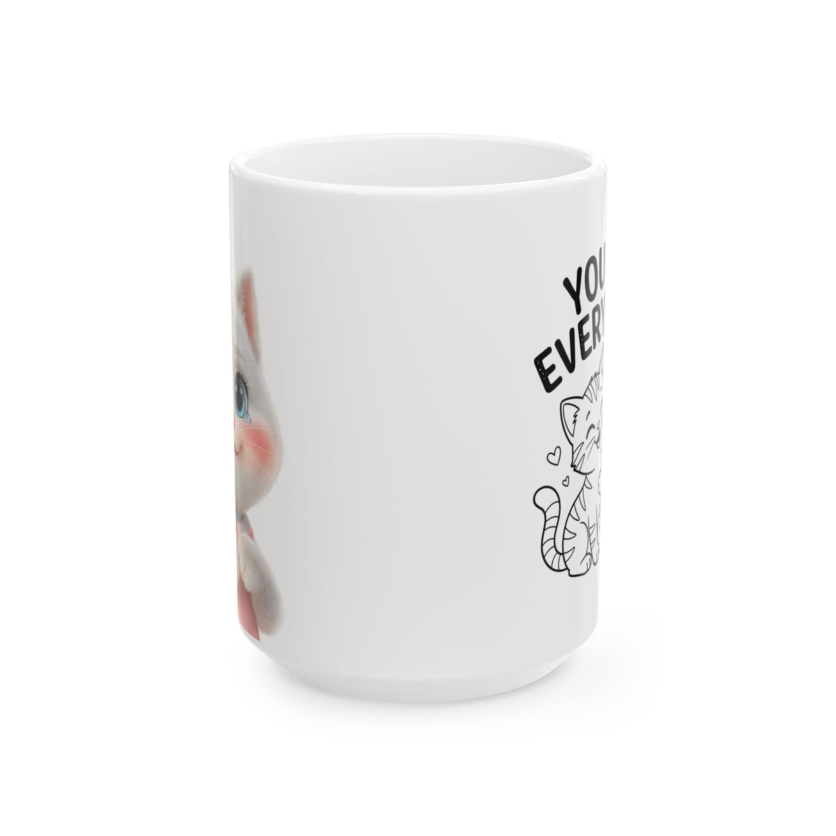 You’re Everything Funny Valentine Gnome Ceramic Mug