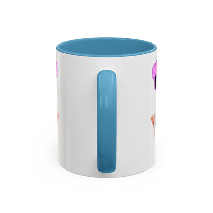 Bella the Kitten "Super Mom" Accent Ceramic Mug