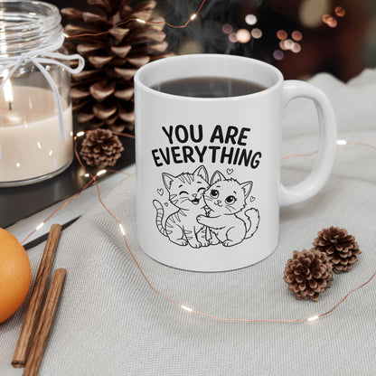 You’re Everything Funny Valentine Gnome Ceramic Mug