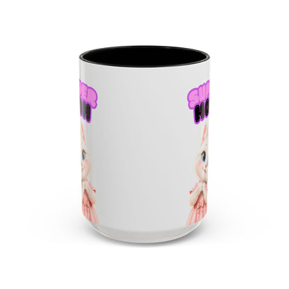 Bella the Kitten "Super Mom" Accent Ceramic Mug