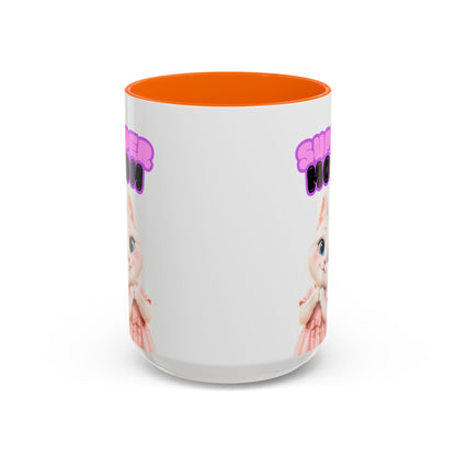 Bella the Kitten "Super Mom" Accent Ceramic Mug