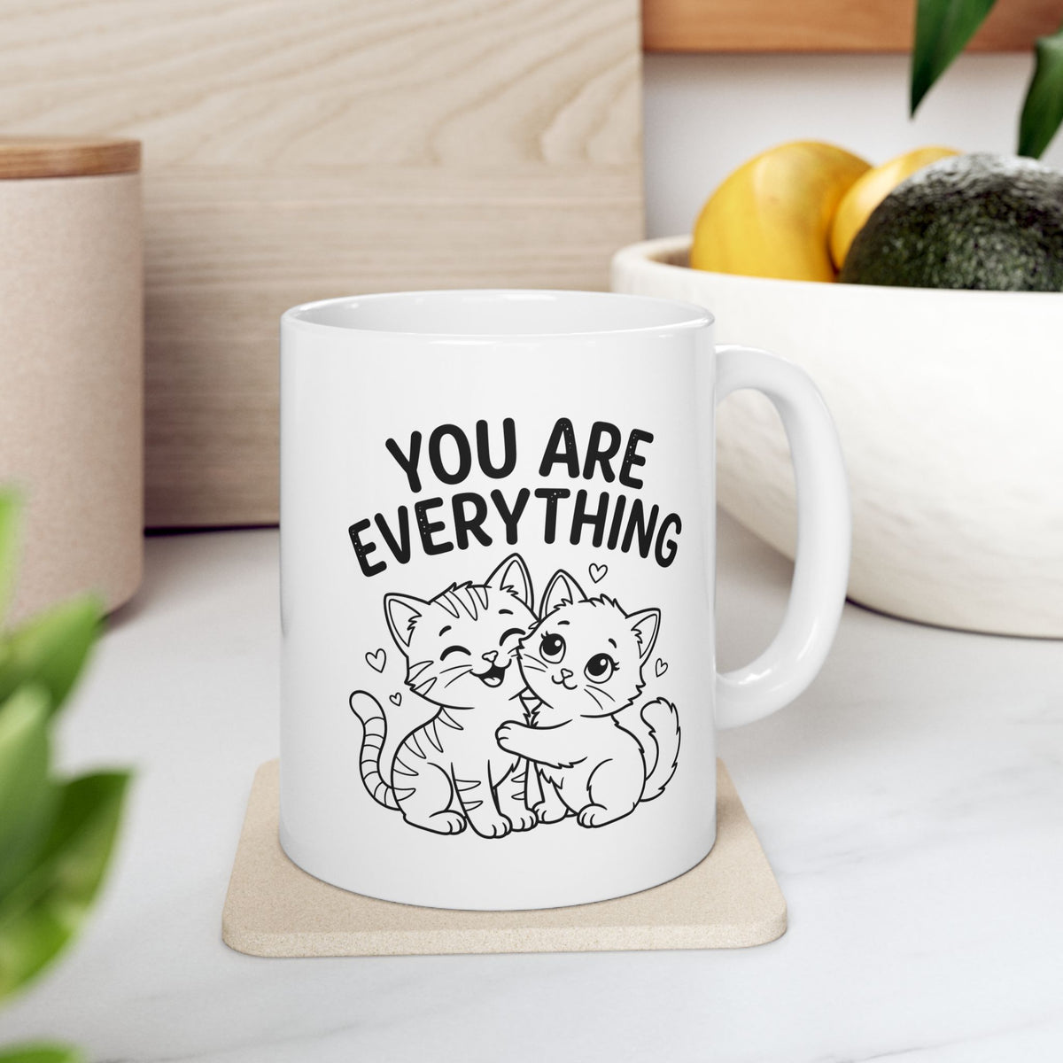 You’re Everything Funny Valentine Gnome Ceramic Mug