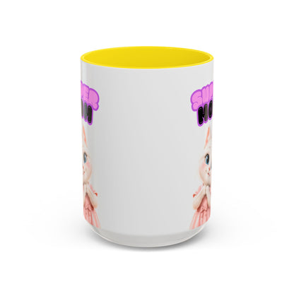 Bella the Kitten "Super Mom" Accent Ceramic Mug