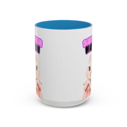 Bella the Kitten "Super Mom" Accent Ceramic Mug