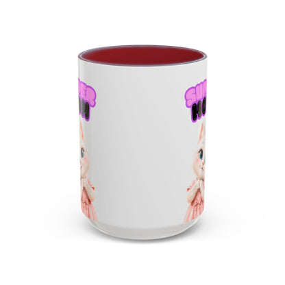 Bella the Kitten "Super Mom" Accent Ceramic Mug