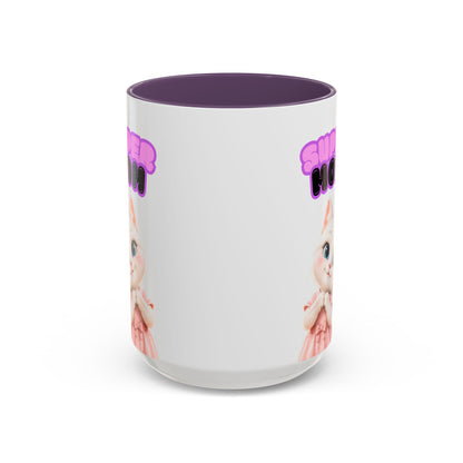 Bella the Kitten "Super Mom" Accent Ceramic Mug